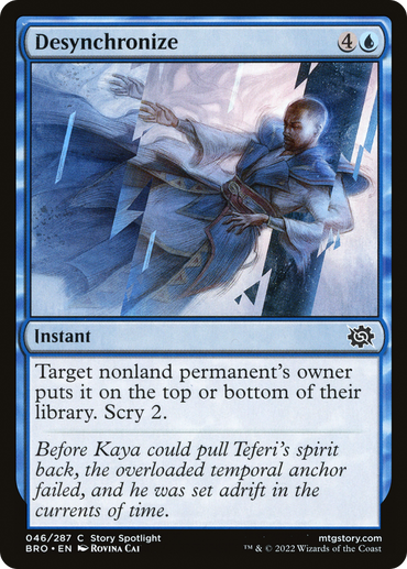 Desynchronize Magic: The Gathering trading card