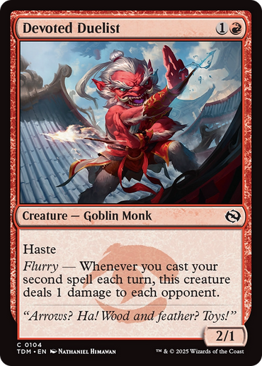 Devoted Duelist Magic: The Gathering trading card