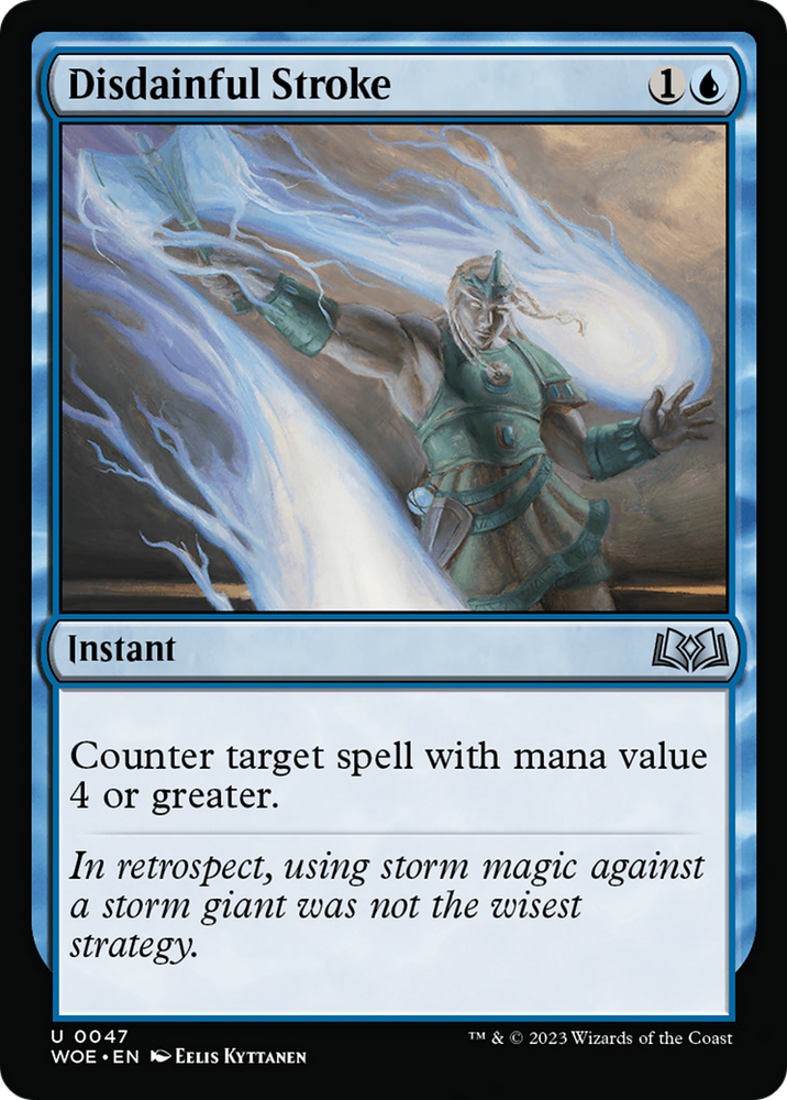 Disdainful Stroke Magic: The Gathering trading card