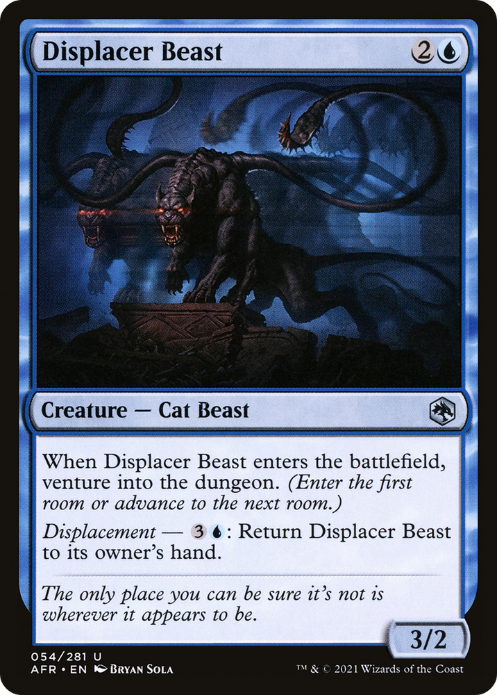 Displacer Beast Magic: The Gathering trading card