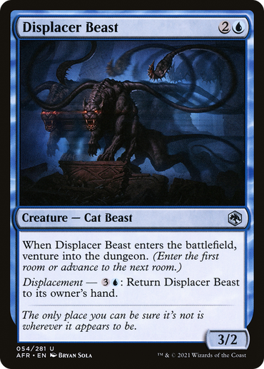 Displacer Beast Magic: The Gathering trading card