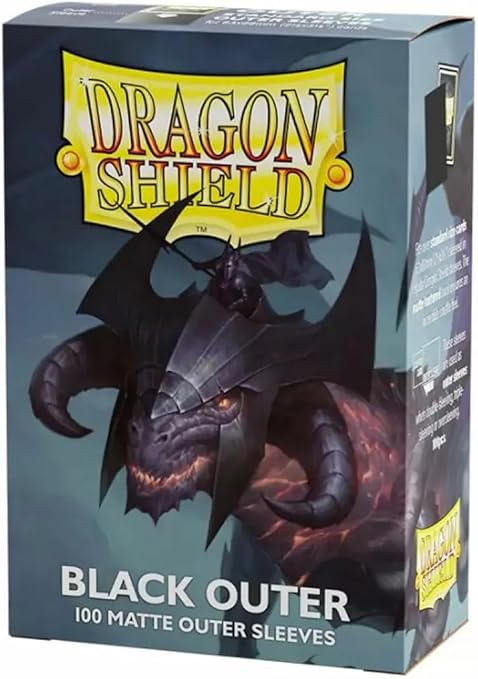 Dragon Shield: Black Outer Matte Sleeves (100 count)