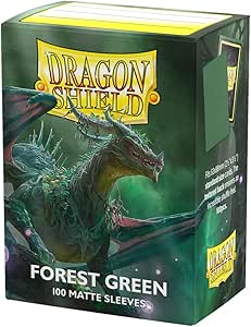 Dragon Shield: Forest Green Matte Sleeves (100 count)