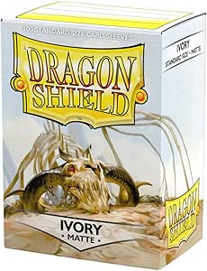 Dragon Shield: Ivory Matte Sleeves (100 count)
