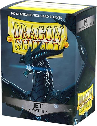 Dragon Shield: Jet Matte Sleeves (100 count)