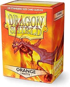 Dragon Shield: Orange Matte Sleeves (100 count)