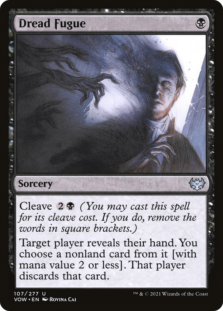 Dread Fugue Magic: The Gathering trading card