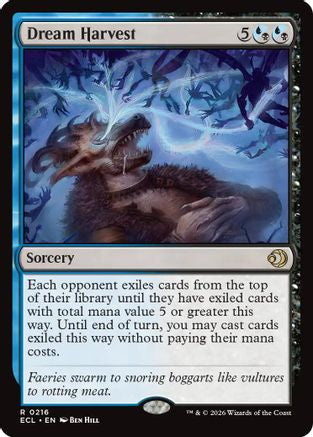 Dream Harvest Magic: The Gathering trading card