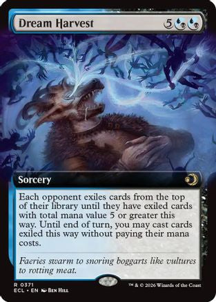 Dream Harvest Extended Art Magic: The Gathering trading card