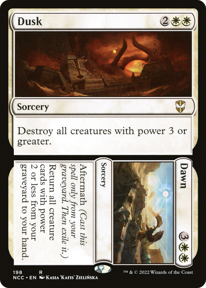 Dusk/Dawn Magic: The Gathering trading card