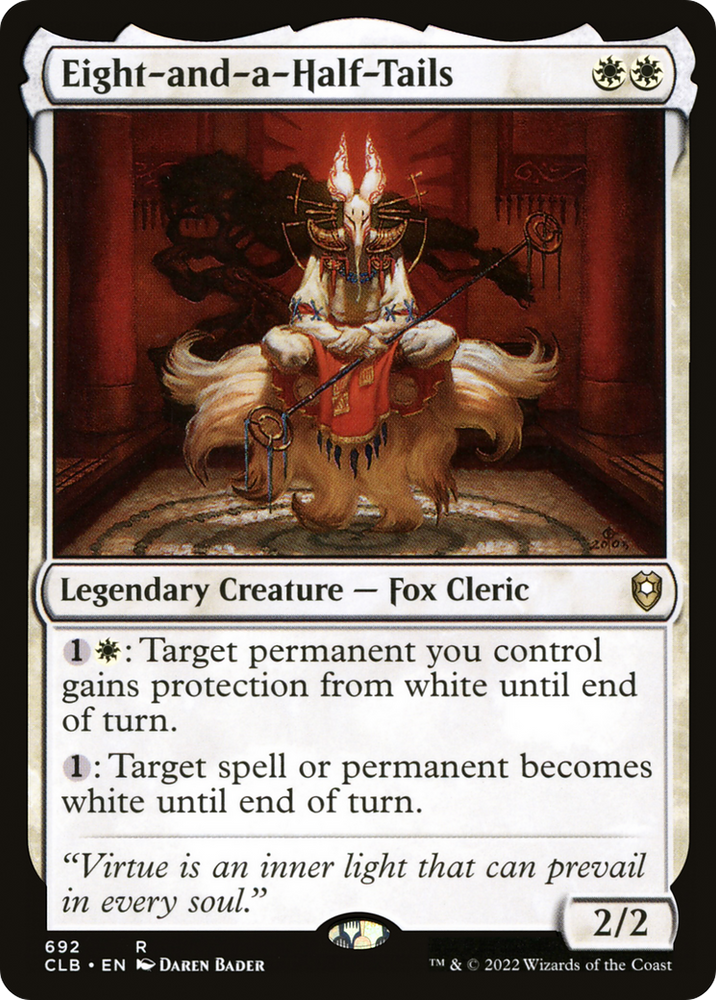 Eight-and-a-Half-Tails Magic: The Gathering trading card
