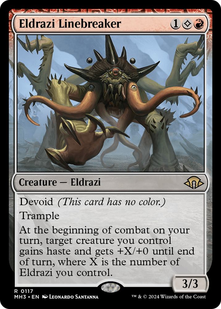 Eldrazi Linebreaker Magic: The Gathering trading card