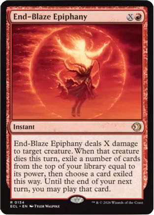 End-Blaze Epiphany Magic: The Gathering trading card