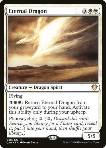 Eternal Dragon Magic: The Gathering trading card