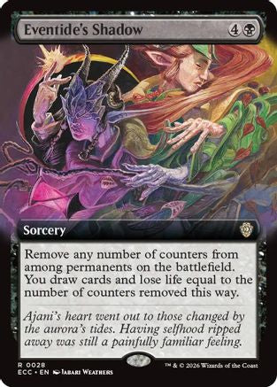 Eventide's Shadow Extended Art Magic: The Gathering trading card