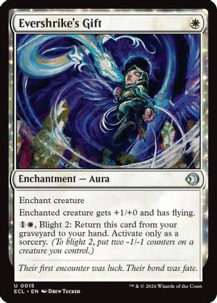 Evershrike's Gift Magic: The Gathering trading card