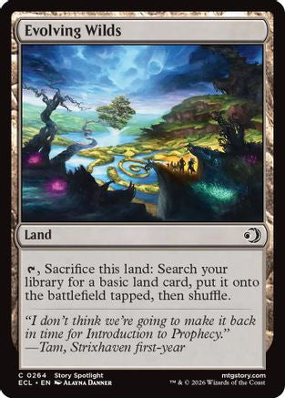 Evolving Wilds Magic: The Gathering trading card