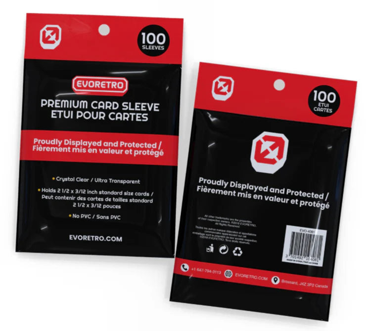 Evoretro Premium Card Sleeves - Penny Sleeves