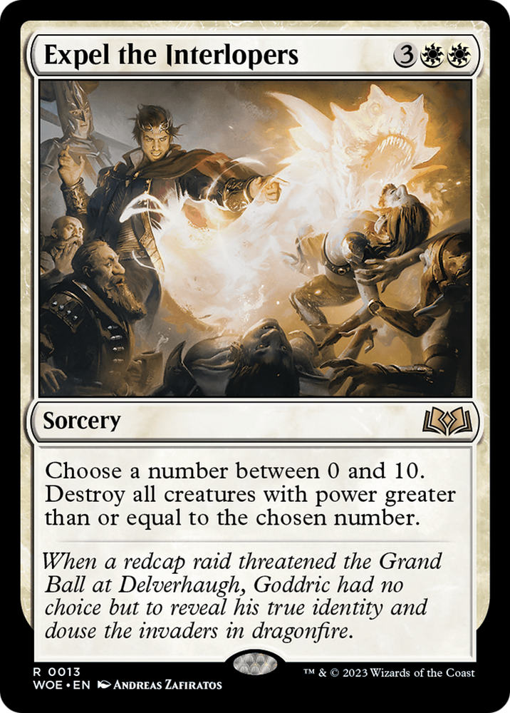 Expel the Interlopers Magic: The Gathering trading card