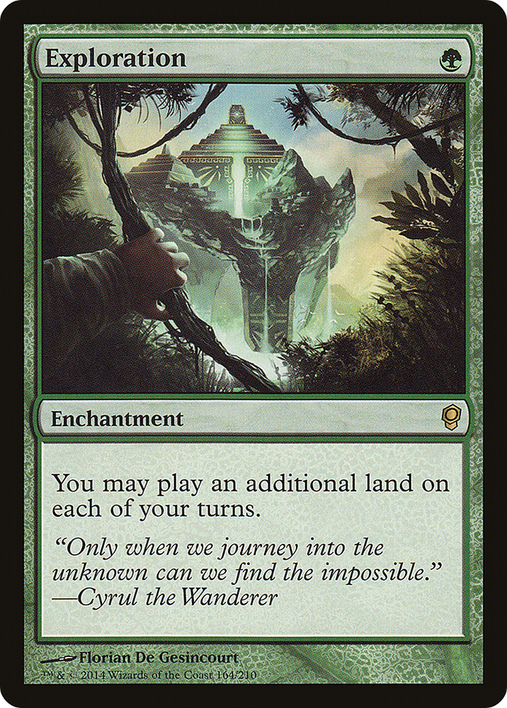 Exploration Magic: The Gathering trading card
