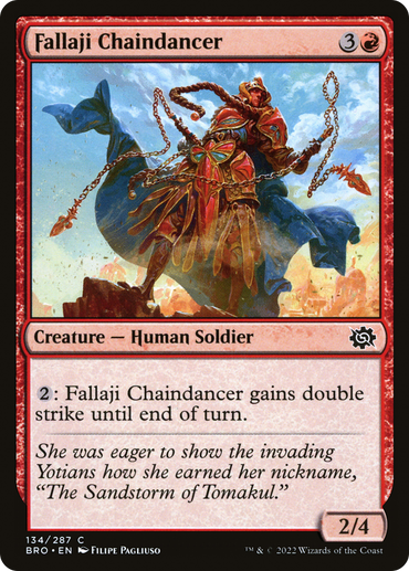 Fallaji Chaindancer Magic: The Gathering trading card