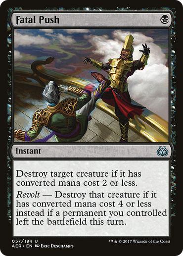Fatal Push Magic: The Gathering trading card