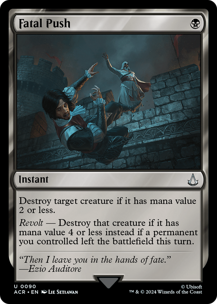Fatal Push AC Magic: The Gathering trading card
