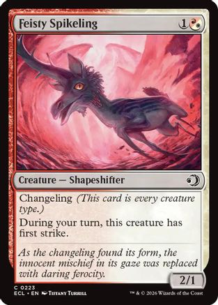 Feisty Spikeling Magic: The Gathering trading card