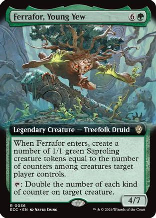 Ferrafor, Young Yew Extended Art Magic: The Gathering trading card