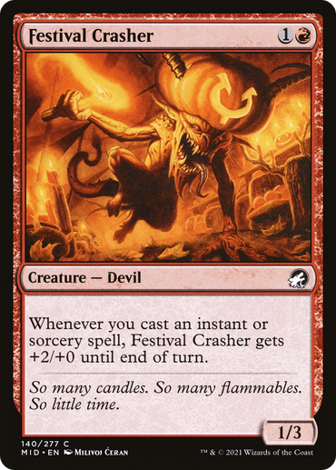 Festival Crasher Magic: The Gathering trading card