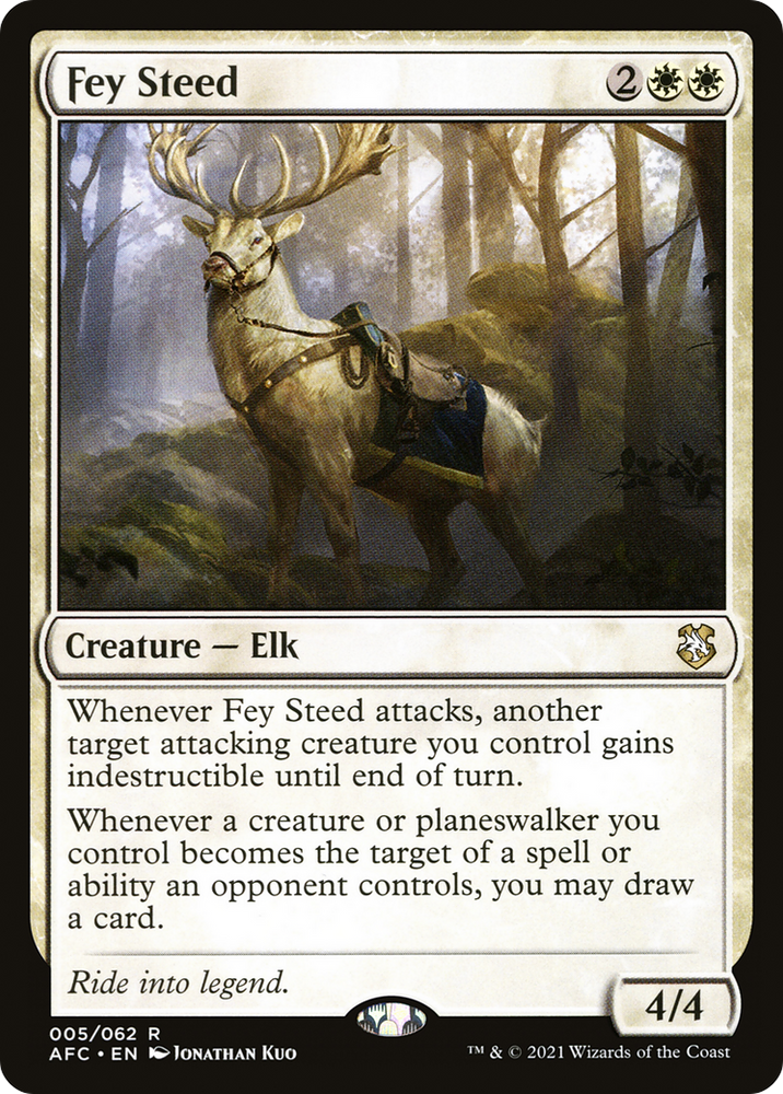 Fey Steed Magic: The Gathering trading card