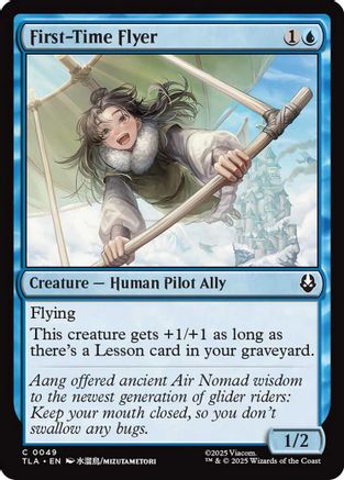 First-Time Flyer Magic: The Gathering trading card