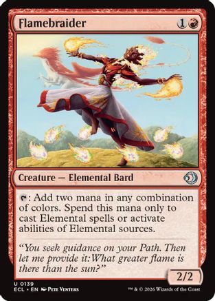 Flamebraider Magic: The Gathering trading card