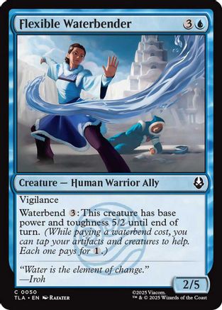 Flexible Waterbender Magic: The Gathering trading card