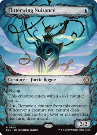 Flitterwing Nuisance Showcase Magic: The Gathering trading card