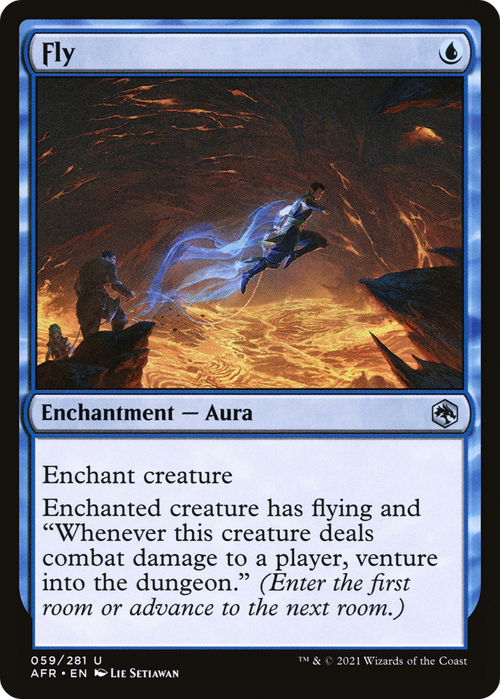 Fly Magic: The Gathering trading card
