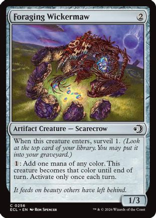 Foraging Wickermaw Magic: The Gathering trading card