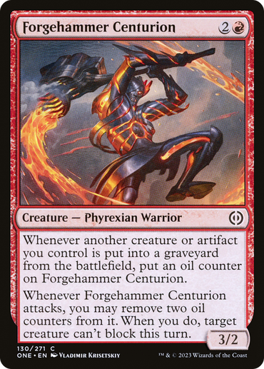 Forgehammer Centurion Magic: The Gathering trading card