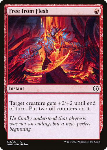 Free from Flesh Magic: The Gathering trading card
