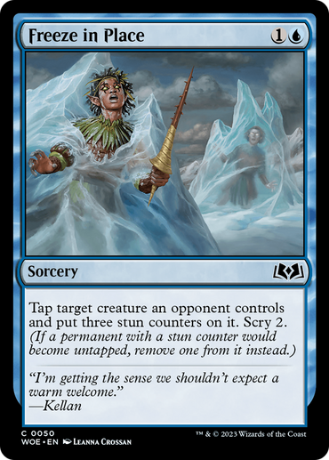 Freeze in Place Magic: The Gathering trading card