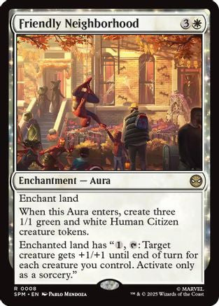 Friendly Neighborhood Magic: The Gathering trading card