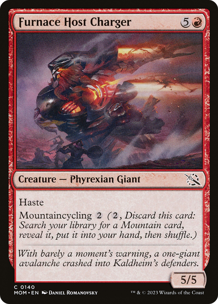 Furnace Host Charger Magic: The Gathering trading card