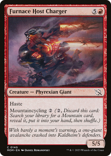 Furnace Host Charger Magic: The Gathering trading card