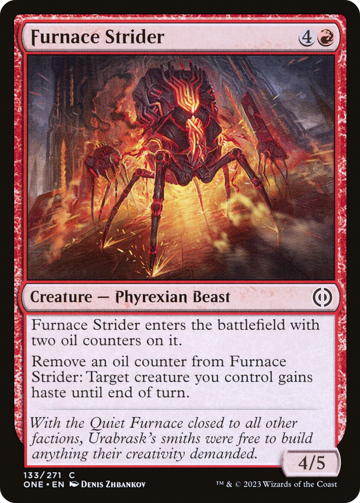 Furnace Strider Magic: The Gathering trading card