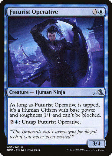 Futurist Operative Magic: The Gathering trading card
