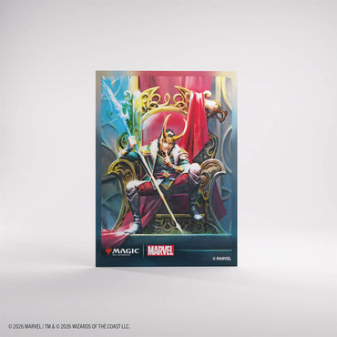 Magic: The Gathering - Gamegenic Marvel Super Heroes: Premium Art Sleeves: Loki/Doc Doom (105ct)