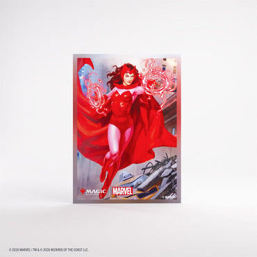 Magic: The Gathering - Gamegenic Marvel Super Heroes: Premium Art Sleeves: The Scarlet Witch (105ct)