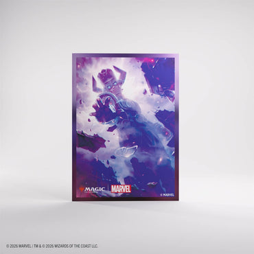 Magic: The Gathering - Gamegenic Marvel Super Heroes: Premium Art Sleeves: Galactus Token (105ct)