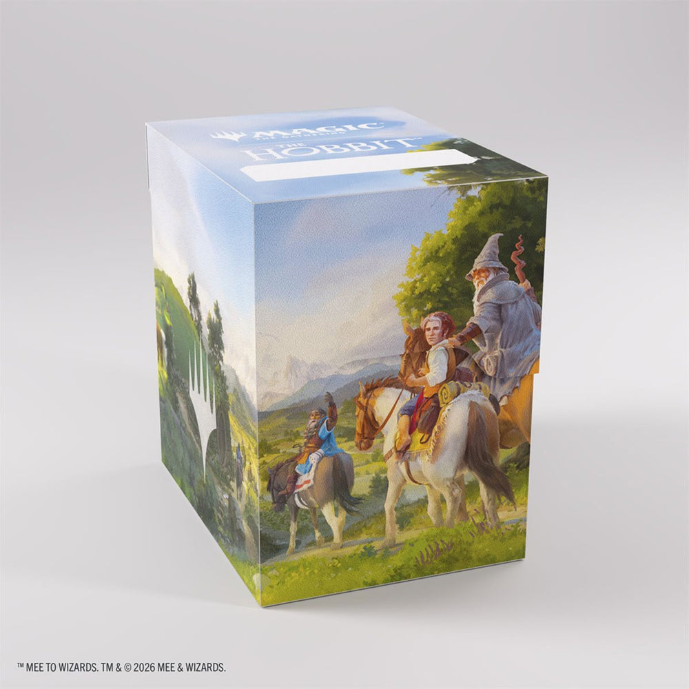 Gamegenic Deck Box: Magic: The Gathering - The Hobbit: Soft Crate (80 ct.) - Leaving Hobbiton / Troop of Ponies