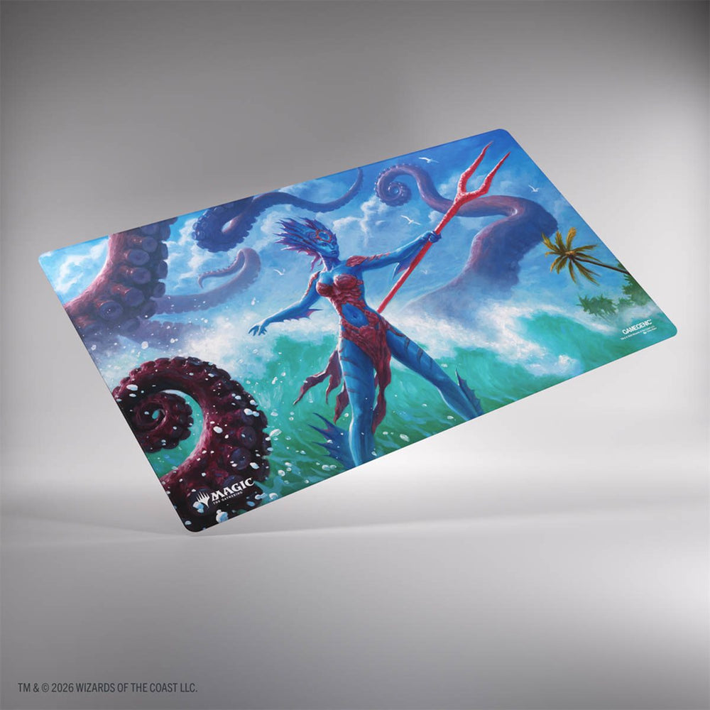 Gamegenic Playmat: Magic: The Gathering - Reality Fracture Double-sided Playmat - Kiora of Salt and Sand / Kiora